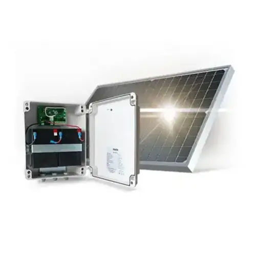 Power your gate automation completely off-grid by harnessing renewable solar energy