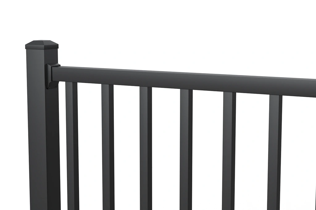 Nova fence panel corner view