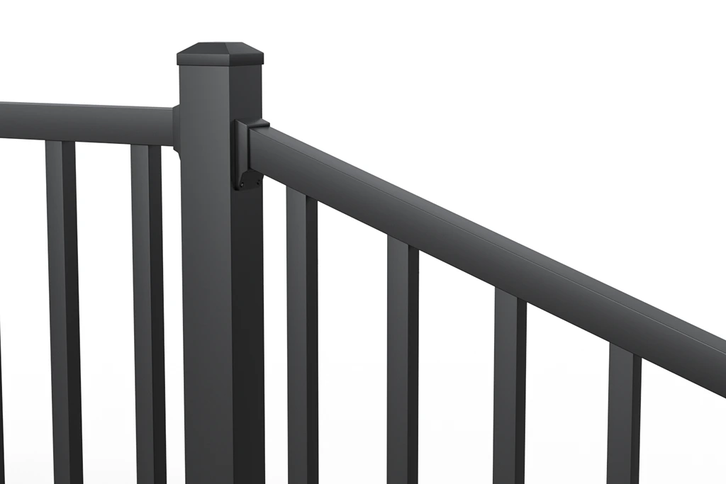 Nova fence panel rake detail