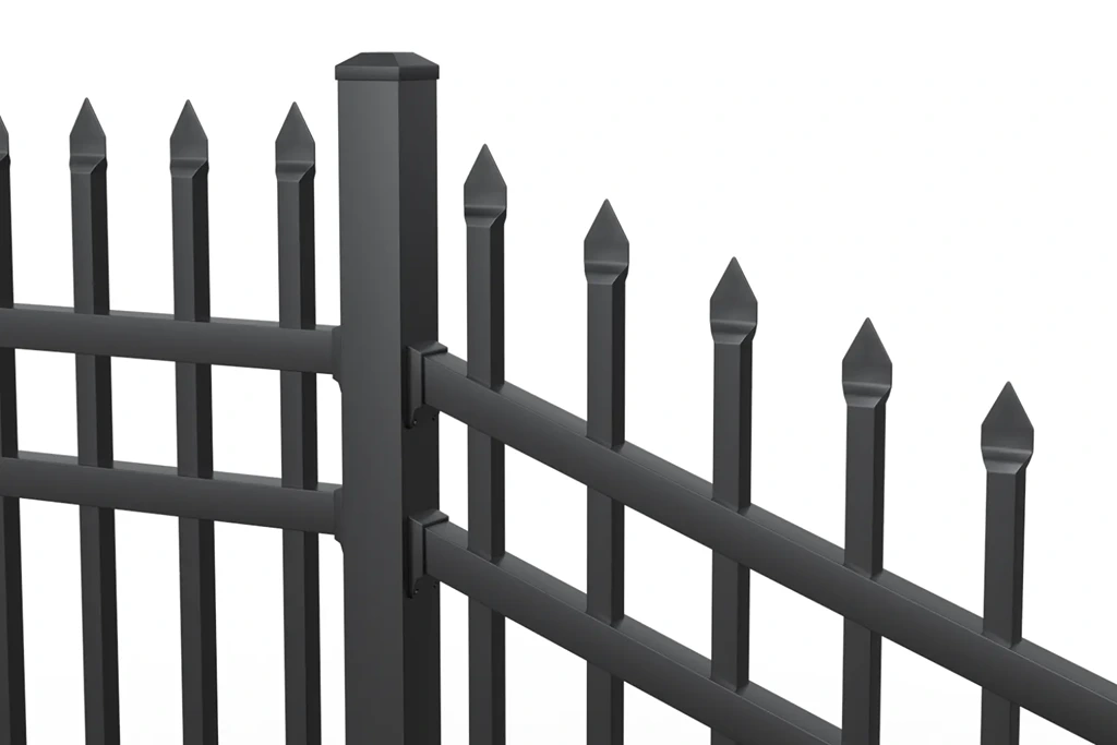 Nova Secure fence panel rake detail