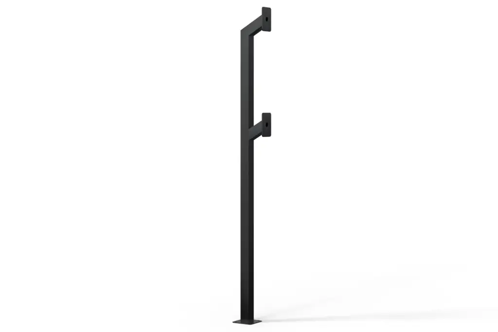 Intercom post double head full view